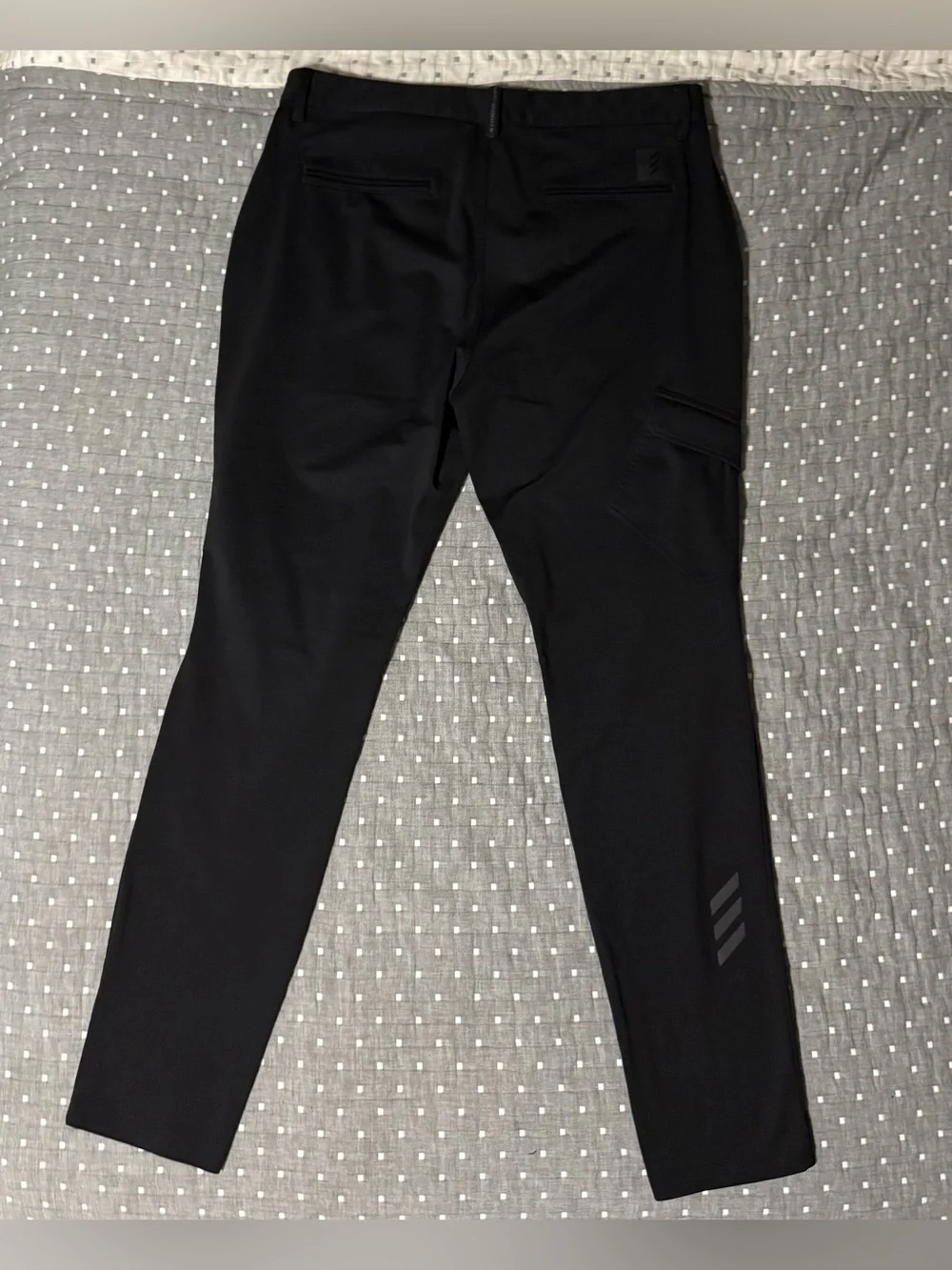 Adidas Adicross Men's Black Golf Cargo Pants Slim Stretch - Waist 33